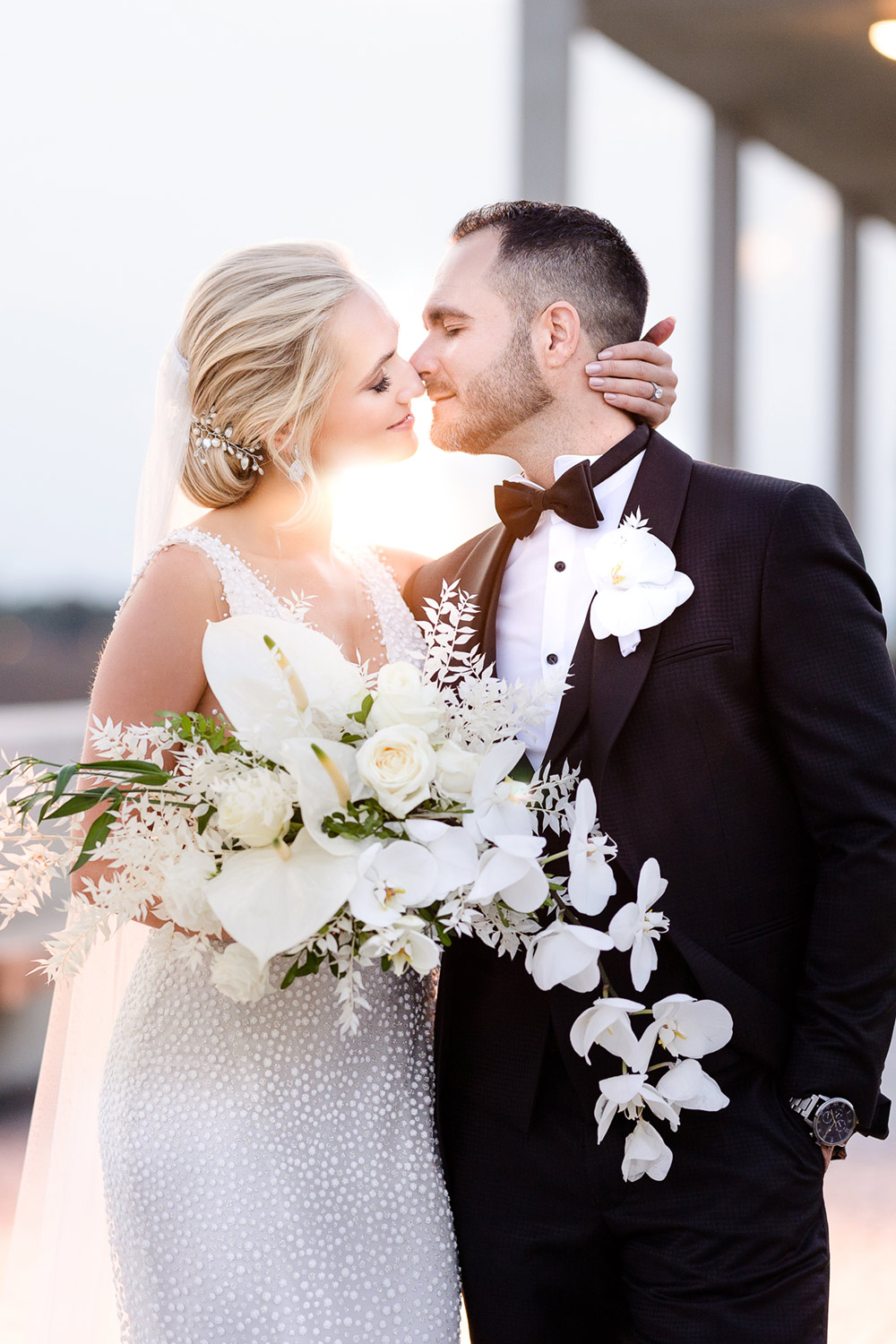 Sunset wedding at Obelisk Winery Valtice